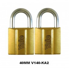 Yale 40mm Brass Padlock 2PCS 3PCS 4PCS 5PCS  V140-40KA2/3/4/5